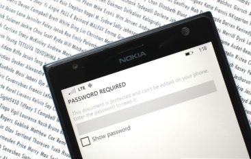 WP8.1GDR1 İle Şifreli Office Dosyaları Açma Ve Şifreleme