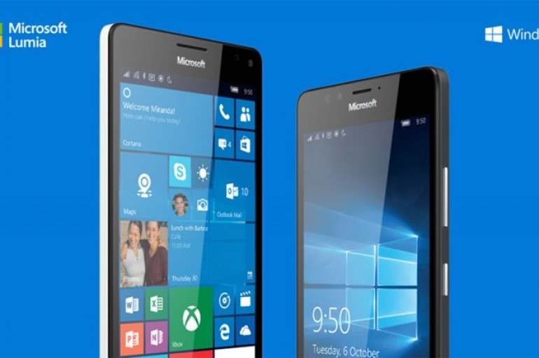 Lumia 950XL Su Testinde