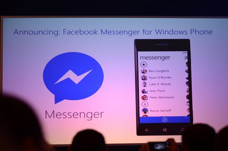 Evrensel Facebook Messenger Uygulaması Konsept Değil